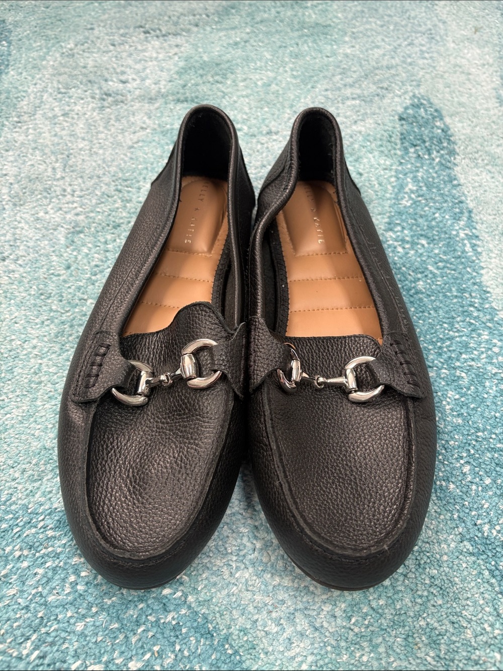 Kelly and Katie Slip On Leather Loafers, Sz 9.5